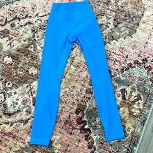 Lululemon wunder under leggings 25”, color blue Nile.